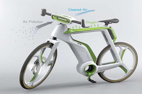 Изобрели «умный» велосипед, который очищает воздух