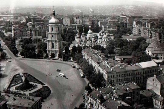 Киев с высоты птичьего полета: 50-е годы