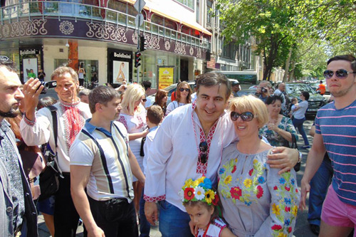 Михаил Саакашвили строит Одесскую Республику. Видео