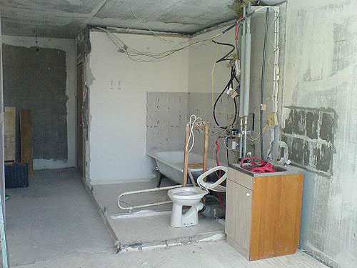Электропроводка ванной комнаты