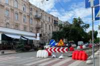 На улице Франко приступили к новому ремонту