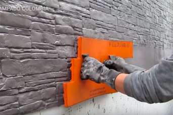 Как «штамповать» бетон. Видео