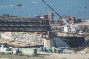 Самые последние съемки Керченского моста. Фото