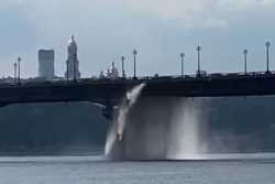 Тепломережа на мосту Патона зазнала пошкоджень