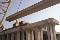 На пошкодженому вiйною мосту в Житомiрськiй областi перейшли до будiвництва