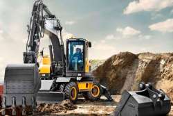 Украинские дорожники получили новый экскаватор Volvo. Видео