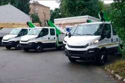 Украинские энергетики получили новые автовышки на базе IVECO Daily