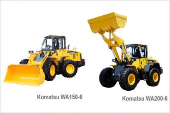 Komatsu представила две новые модели фронтальных погрузчиков малого класса