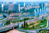 Как выглядит Русановка с высоты птичьего полета. Видео