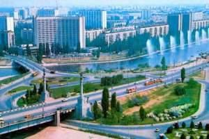 Как выглядит Русановка с высоты птичьего полета. Видео