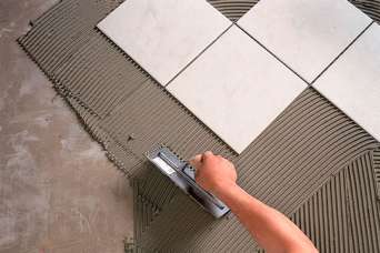 Выбор правильной толщины слоя плиточного клея