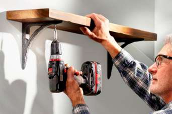 Что и как можно повесить на гипсокартон. Видео