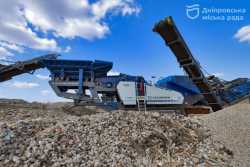 Днiпро отримав дробарки для переробки будiвельного смiття з Японiї