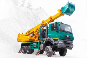 На стройках Украины работают словацкие экскаваторы-планировщики