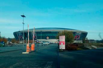 Как выглядит лучший украинский стадион, захваченный боевиками – Донбасс-Арена. Фото