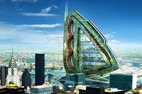 Архитектурные фантазии: небоскреб-стрекоза