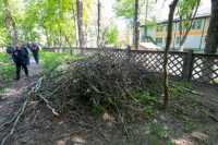 Територiя бiля гаражних кооперативiв в Солом'янськом районi перетворилась на звалище