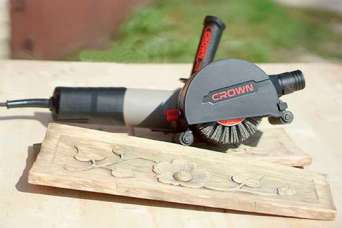 Брашировальная машина Crown CT13551–110RSV. Обзор