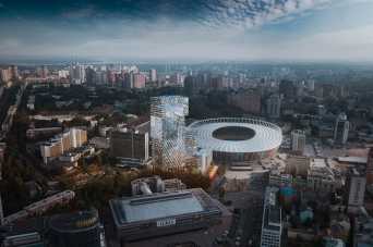 Возле стадиона «Олимпийский» в Киеве построят 29-этажный дом