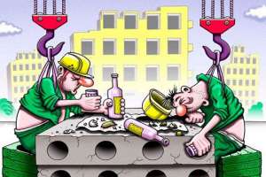 Как падают строительные краны. Видео