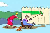 Как построить забор быстро и недорого. Видео