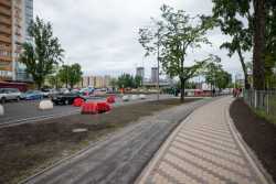 В Днiпровському районi Києва завершують перший капiтальний ремонт вулицi за 40 рокiв