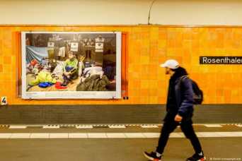 В берлинском метро открылась выставка, посвященная украинскому