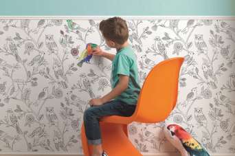 Лучшие обои для детской комнаты. Фото