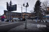 У центрi Запорiжжя оновлюють лiхтарi