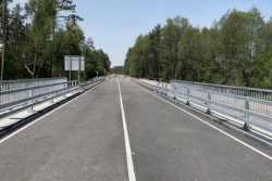 В Киевской области восстановили еще один взорванный убегающими россиянами мост