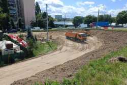 На Дегтярiвському шляхопроводi почали розбирати опори