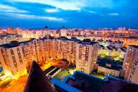 Как выглядит Оболонь с высоты птичьего полета. Видео