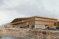 Представлен дизайн самого большого деревянного логистического центра в мире