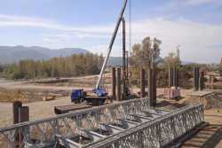 На Закарпаттi будують перший модульний мiст