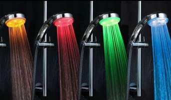 Что такое светодиодный душ. Фото и видео