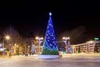 Как выглядит городская елка Донецка. Видео