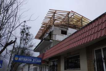В историческом центре Полтавы появилась незаконная надстройка