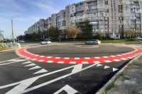 На 3 перехрестях Києва наносять розмтiку на нових кiльцевих розв'язках