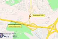 У Києвi через ремонт частково перекрили шляхопровiд