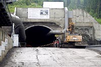 Построен уже 1 км Бескидского тоннеля