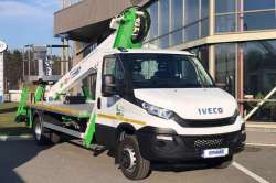 В Украине впервые установили 22-метровую автовышку Comet на шасси IVECO Daily