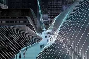 В Нью-Йорке спроектировали подвесной мост между небоскребами Манхэттена