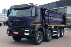 На украинские дороги в помощь строителям вышел новый самосвал