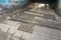 Во Львове начал рассыпаться подземный переход