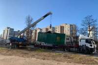 На левом берегу демонтируют больше всего незаконных конструкций