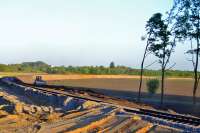 На строительстве железнодорожной линии к "Борисполю" разворовали 9 млн. грн.