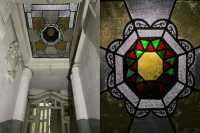 У Львовi вiдреставрували 100-лiтнiй вiтражний лiхтар