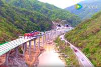 Дороги в Китае строятся со скоростью 750 м/час.  Видео