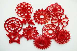 Из архитектурных планов знаменитых зданий создали необычные снежинки