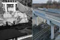 Бiля Нiжина вiдкрили рух вiдбудованим шляхопроводом